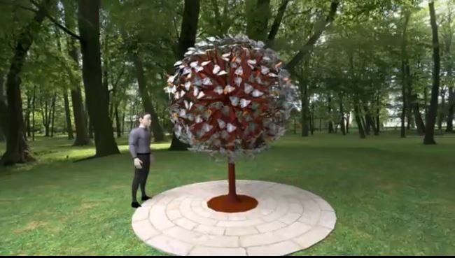 Herdenkingsboom begraafplaats Emmeloord